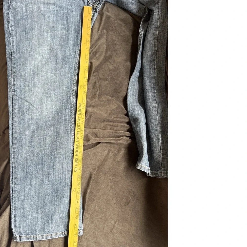 Levi Strauss 514 Slim Straight Jeans Mens 36x30 Blue Denim Cotton